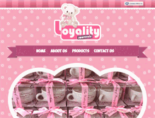 Tablet Screenshot of loyalitysouvenir.com